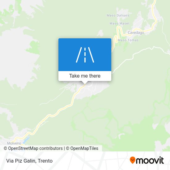 Via Piz Galin map