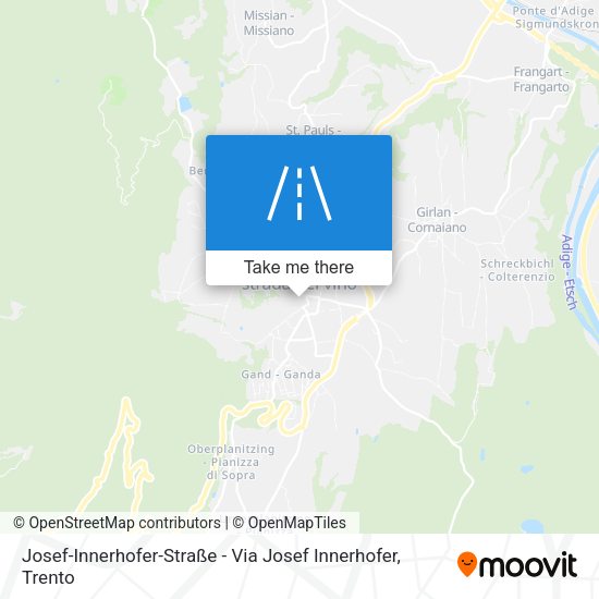 Josef-Innerhofer-Straße - Via Josef Innerhofer map