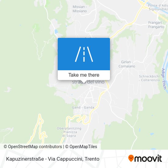 Kapuzinerstraße - Via Cappuccini map