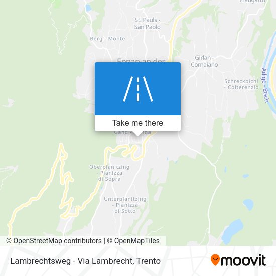 Lambrechtsweg - Via Lambrecht map