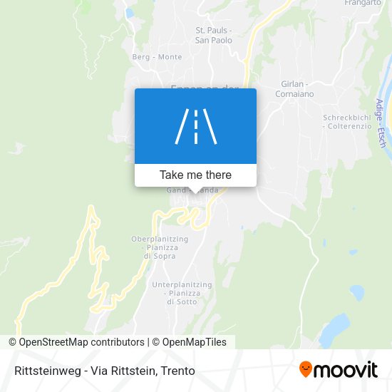 Rittsteinweg - Via Rittstein map
