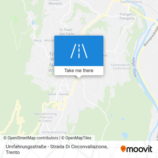 Umfahrungsstraße - Strada Di Circonvallazione map