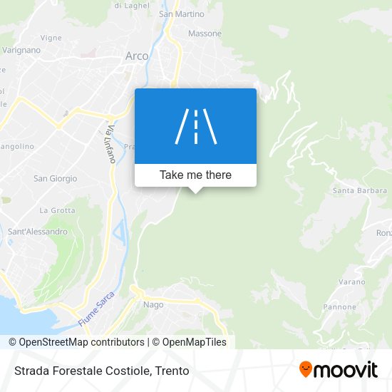 Strada Forestale Costiole map