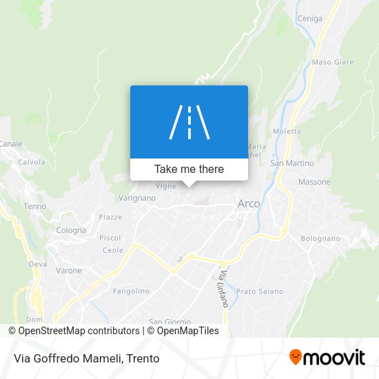 Via Goffredo Mameli map