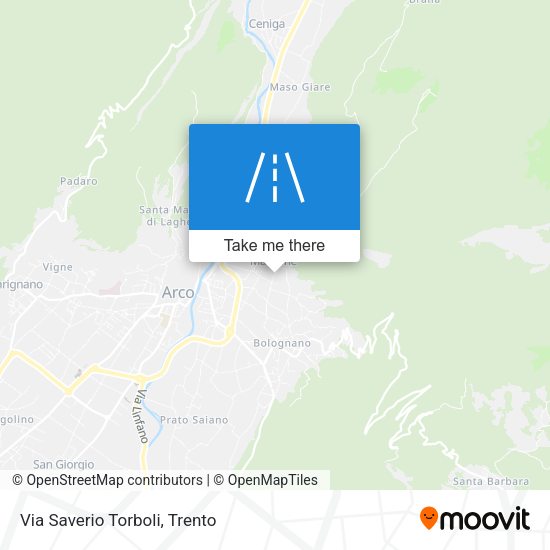 Via Saverio Torboli map