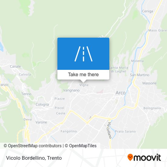 Vicolo Bordellino map