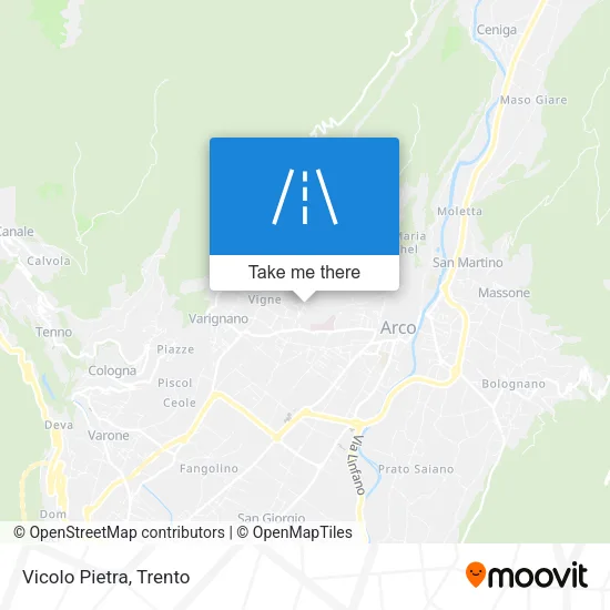 Vicolo Pietra map