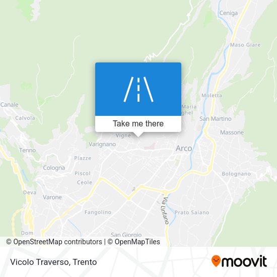 Vicolo Traverso map
