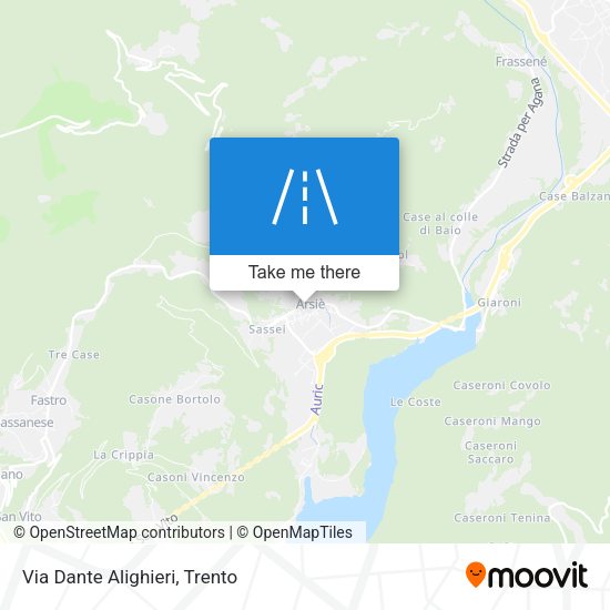 Via Dante Alighieri map