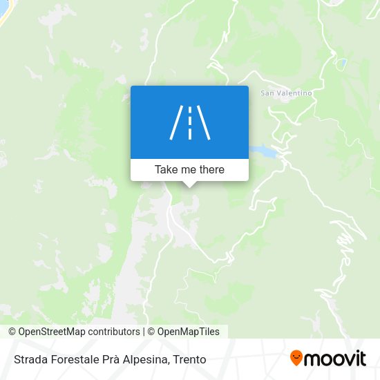 Strada Forestale Prà Alpesina map