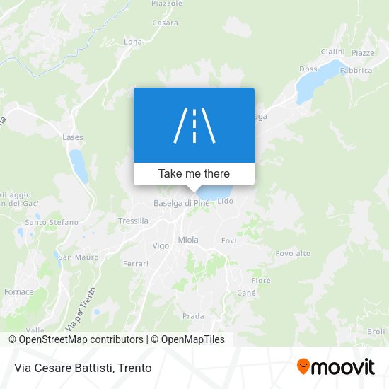 Via Cesare Battisti map