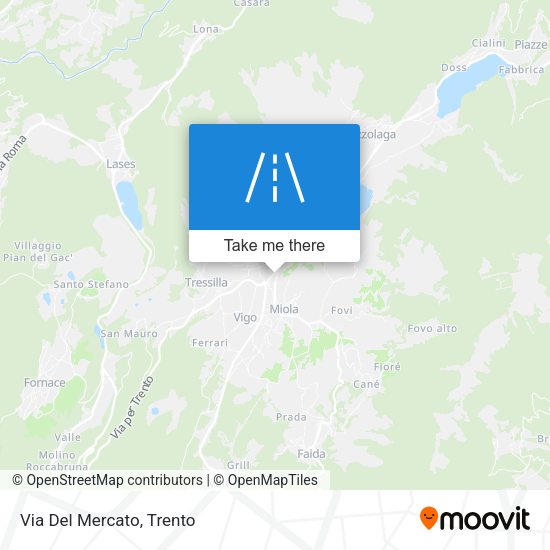 Via Del Mercato map