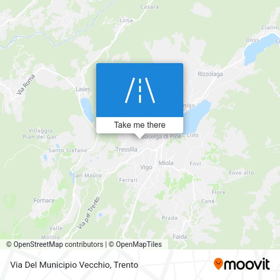 Via Del Municipio Vecchio map