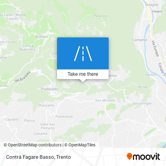 Contrà Fagare Basso map
