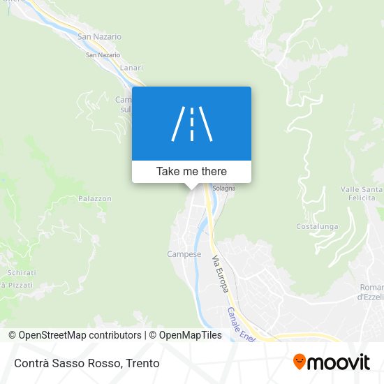 Contrà Sasso Rosso map