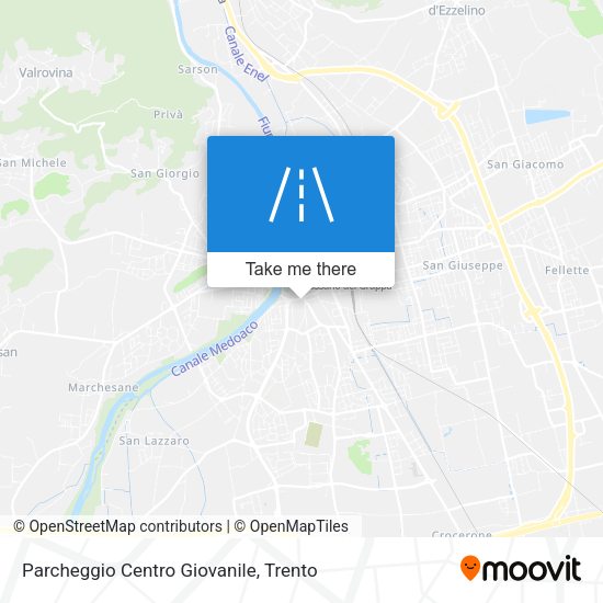 Parcheggio Centro Giovanile map