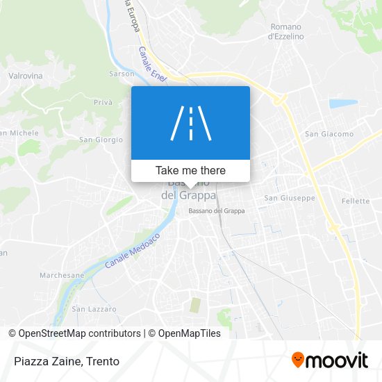 Piazza Zaine map