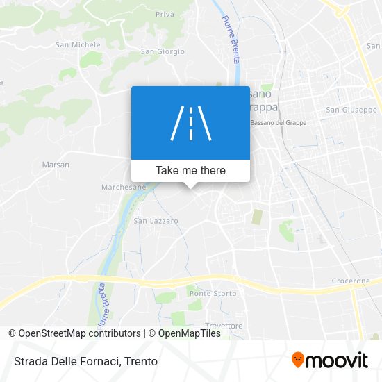 Strada Delle Fornaci map