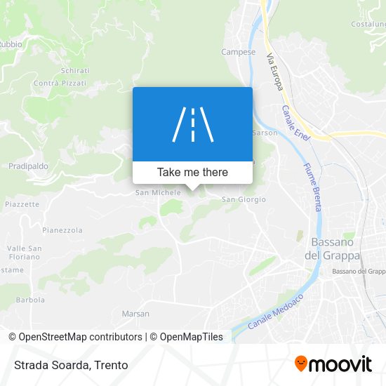 Strada Soarda map