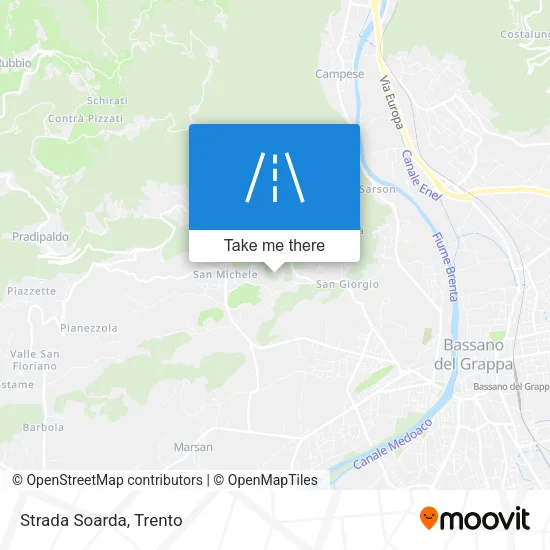 Strada Soarda map