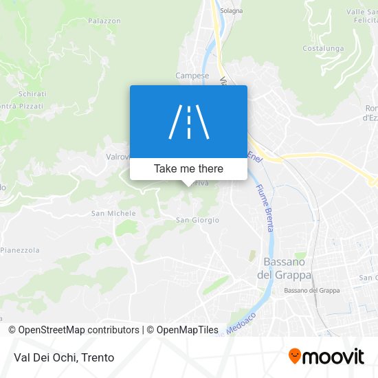 Val Dei Ochi map