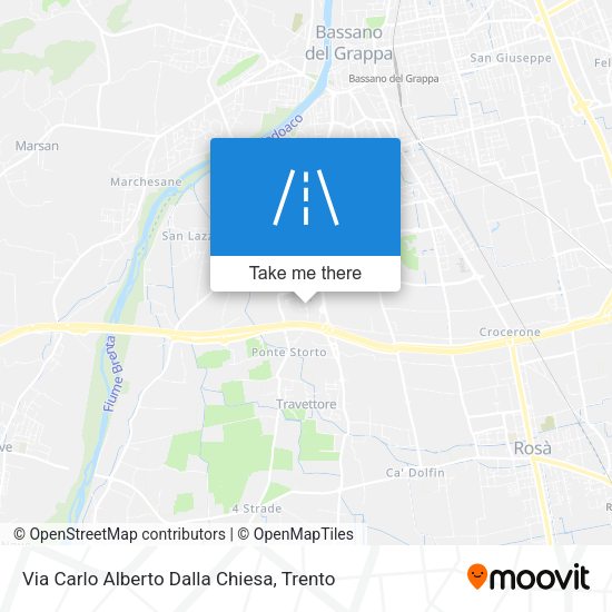 Via Carlo Alberto Dalla Chiesa map