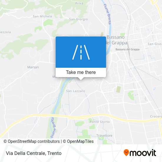 Via Della Centrale map