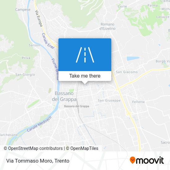 Via Tommaso Moro map