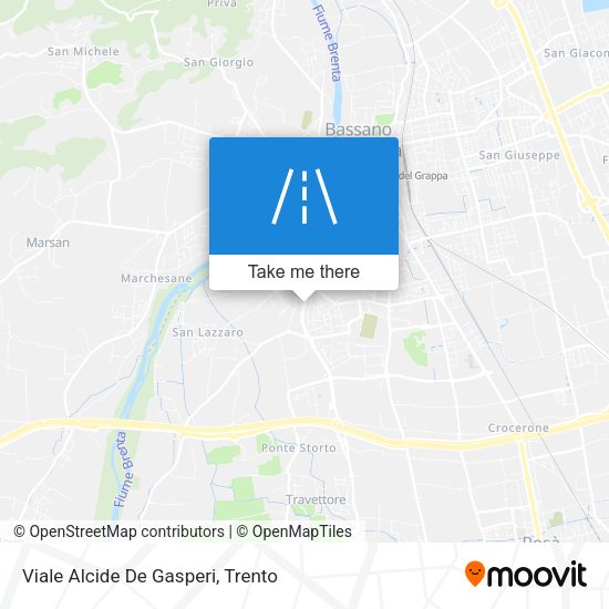 Viale Alcide De Gasperi map