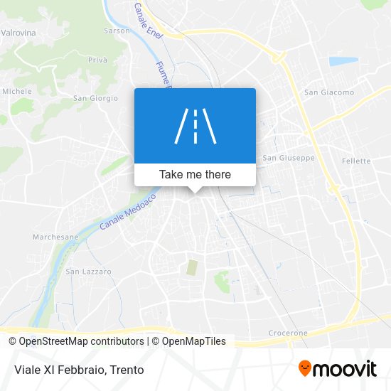 Viale XI Febbraio map