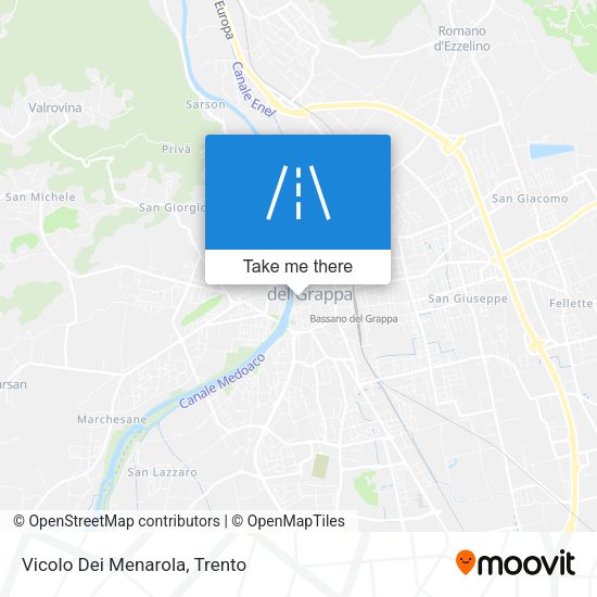Vicolo Dei Menarola map