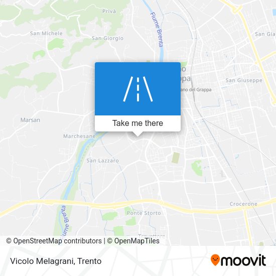 Vicolo Melagrani map