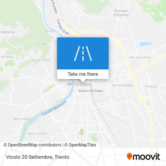 Vicolo 20 Settembre map