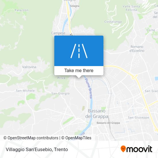 Villaggio San'Eusebio map