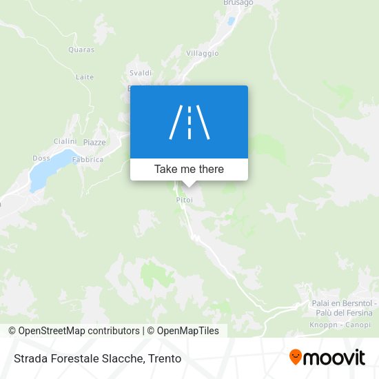 Strada Forestale Slacche map