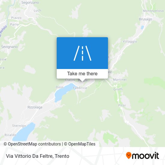 Via Vittorio Da Feltre map