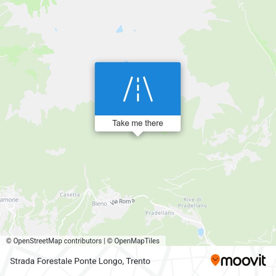 Strada Forestale Ponte Longo map