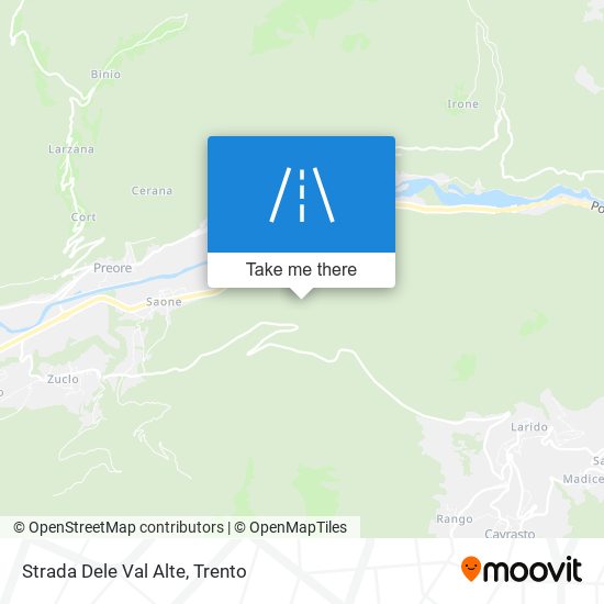 Strada Dele Val Alte map