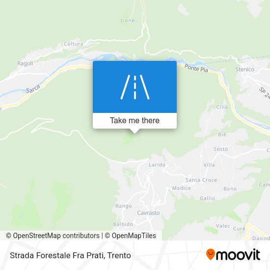 Strada Forestale Fra Prati map