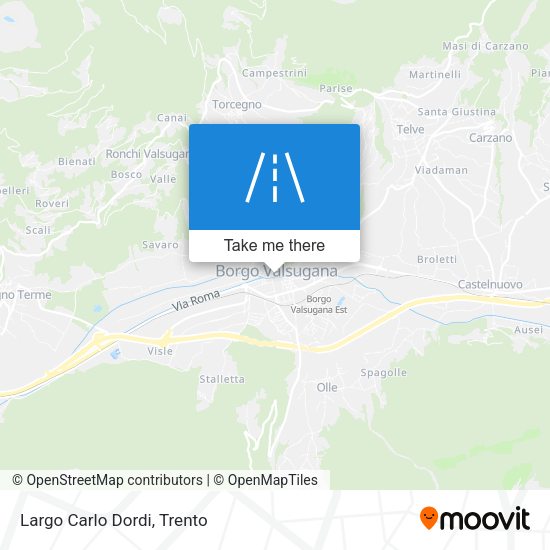 Largo Carlo Dordi map