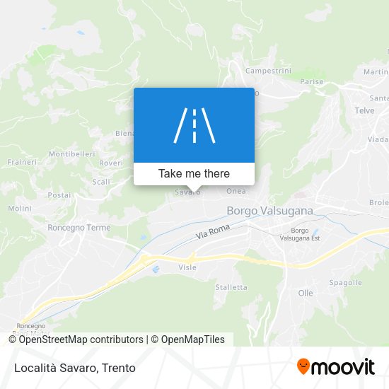 Località Savaro map