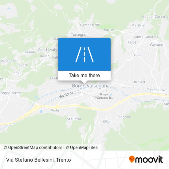 Via Stefano Bellesini map