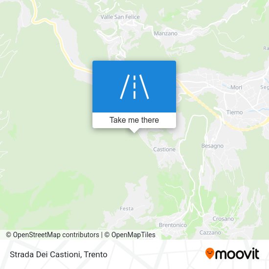 Strada Dei Castioni map