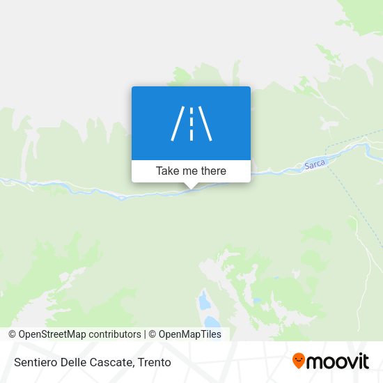 Sentiero Delle Cascate map