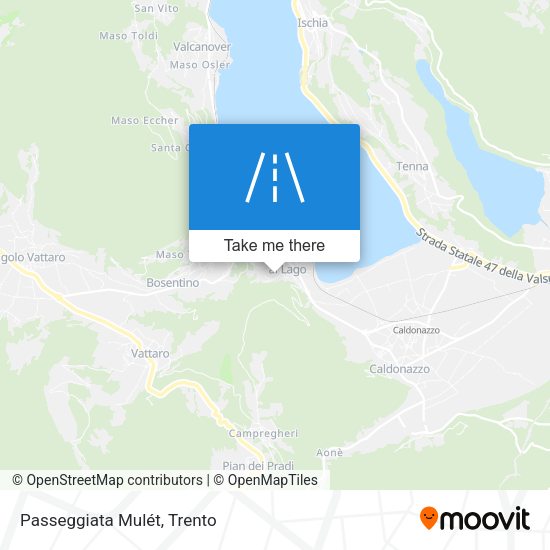 Passeggiata Mulét map