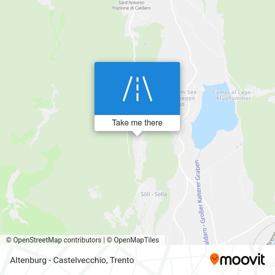 Altenburg - Castelvecchio map