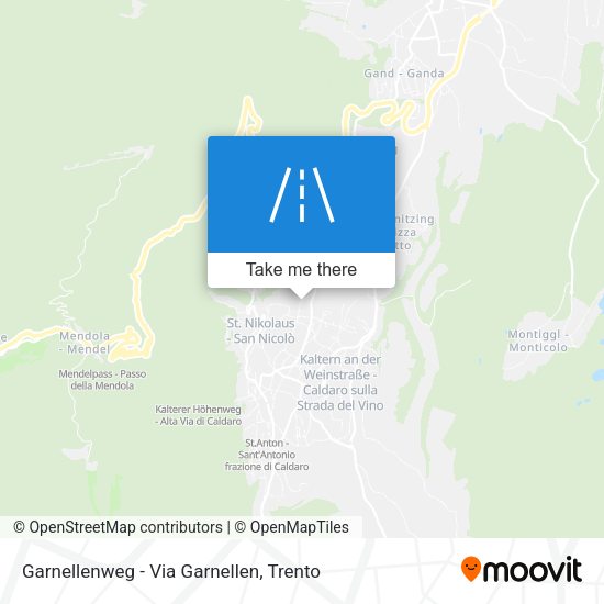 Garnellenweg - Via Garnellen map