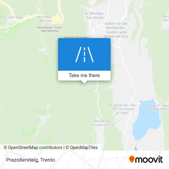 Prazollersteig map