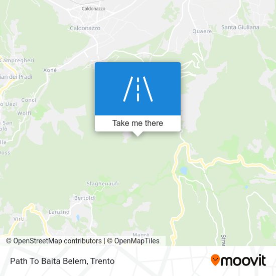 Path To Baita Belem map
