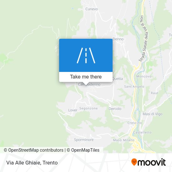 Via Alle Ghiaie map